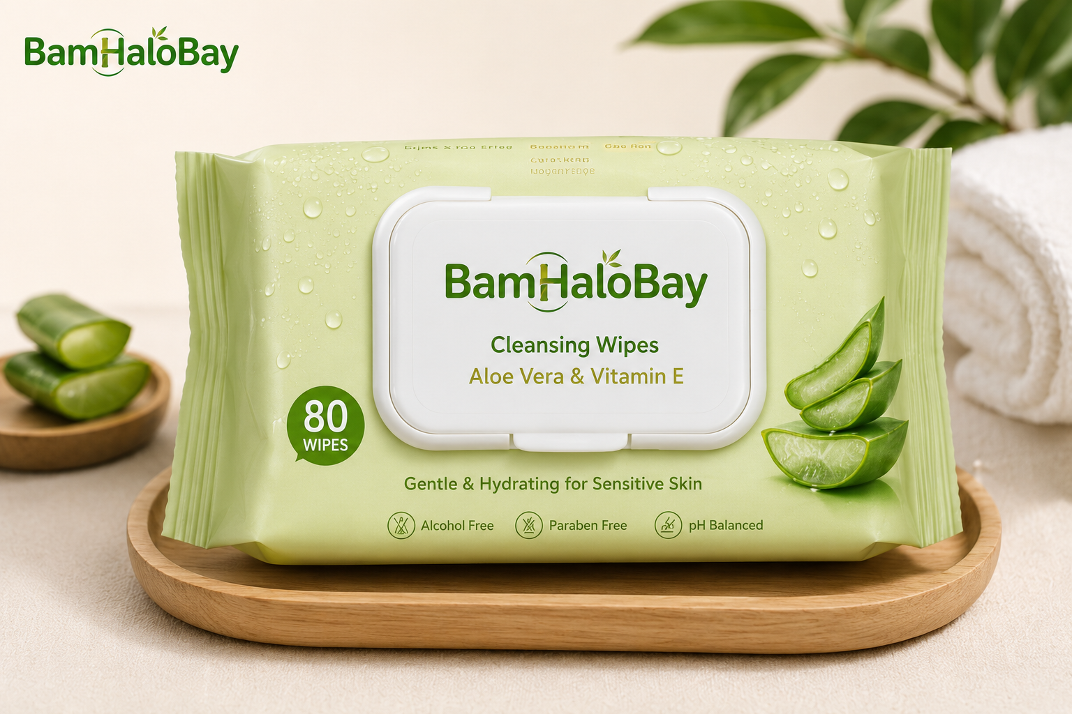 Cleansing Wipes Aloe Vera
