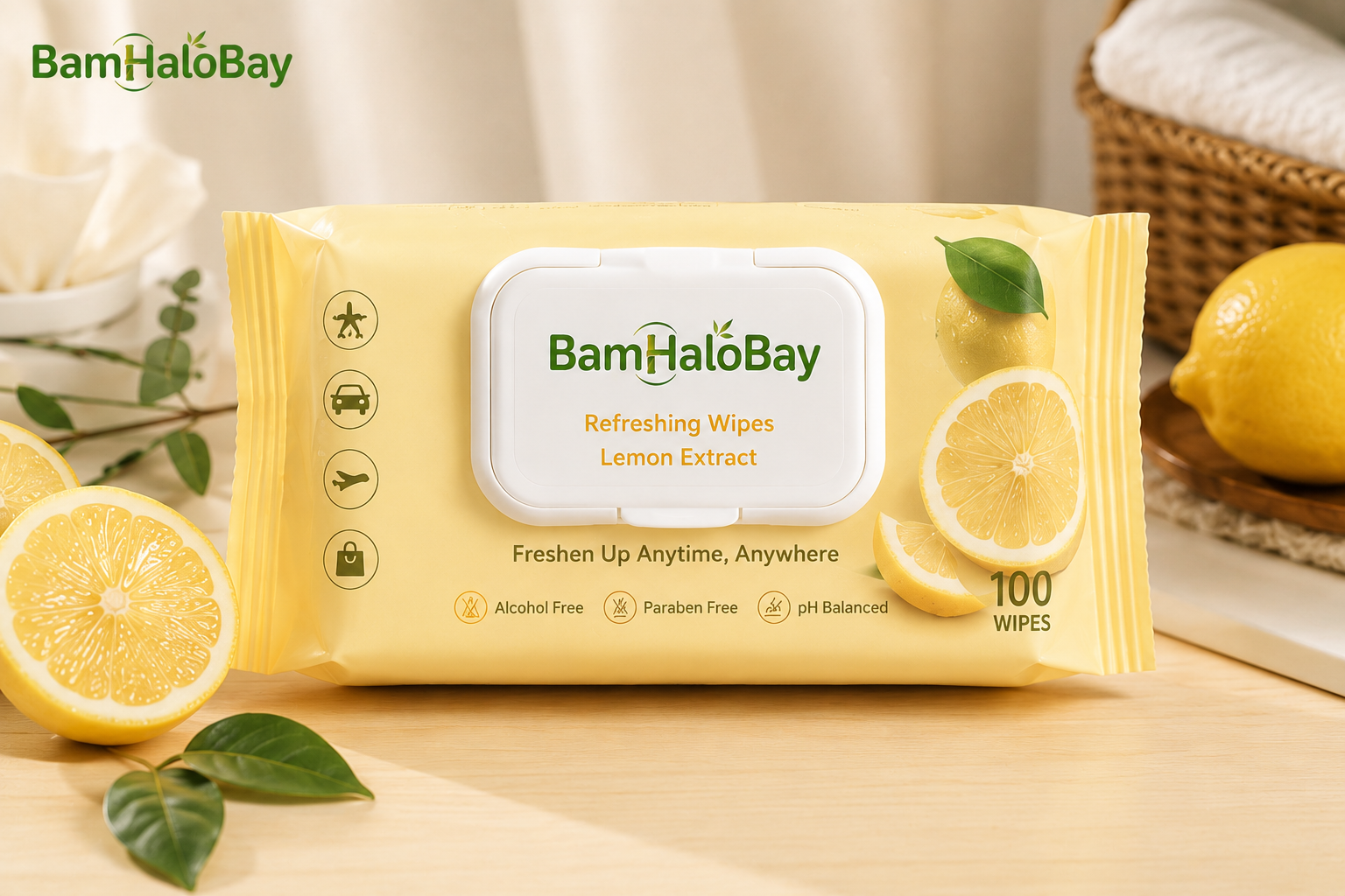 Refreshing Wipes Lemon